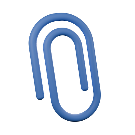 Büroklammer  3D Icon