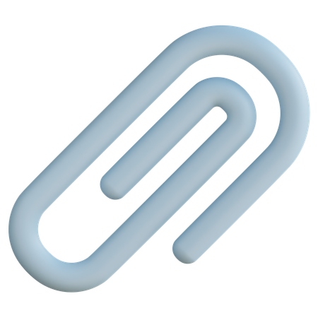 Büroklammer  3D Icon