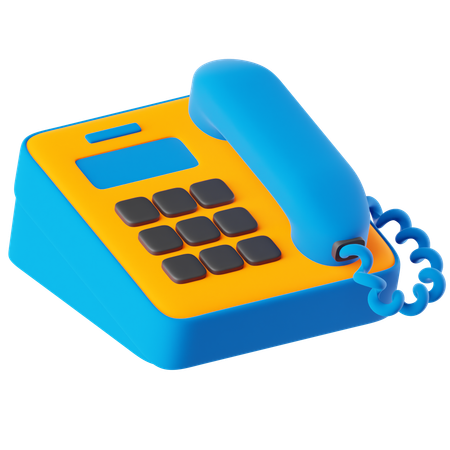 Bürotelefon  3D Icon