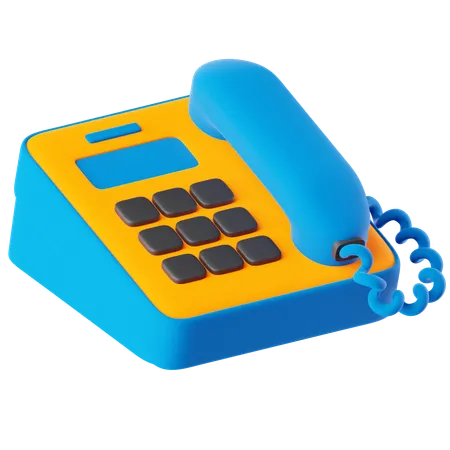 Bürotelefon  3D Icon