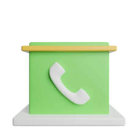 Bürotelefon  3D Icon