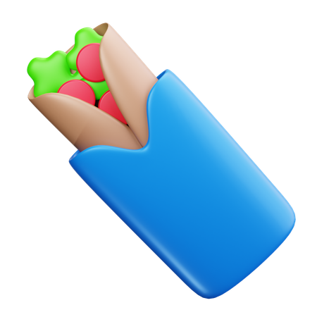 Burrito  3D Icon