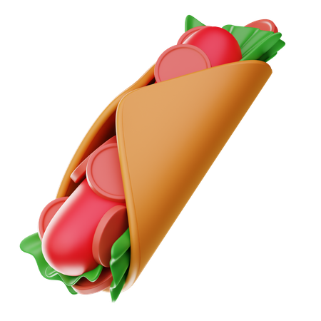 ブリトー  3D Icon