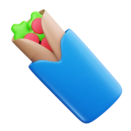 Burrito  3D Icon