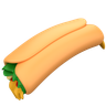 3d burrito illustration