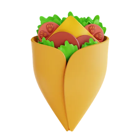 3 D Illustration Burritos 3D Icon