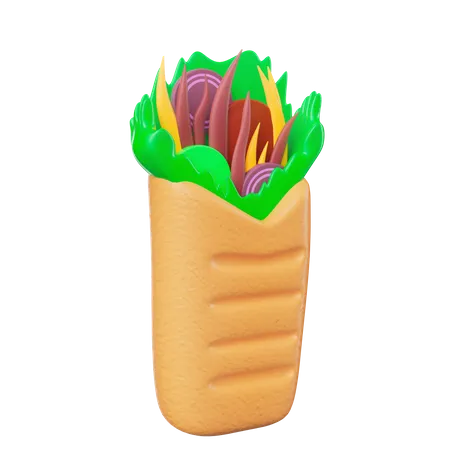 Burrito 3D Icon