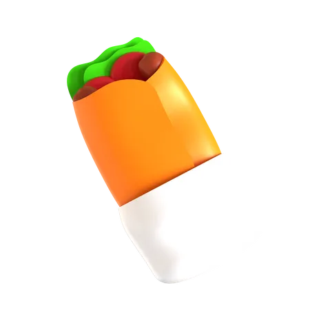Burrito 3D Icon