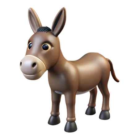 Burro  3D Icon