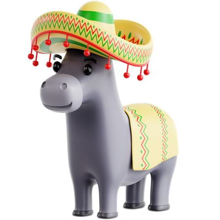 Burro  3D Icon