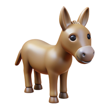 Burro  3D Icon