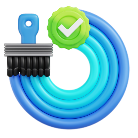 Bürste  3D Icon