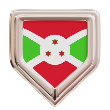 Burundi Flag  3D Icon