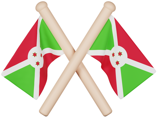 Burundi Flag  3D Icon