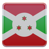 burundi flag 3d logo