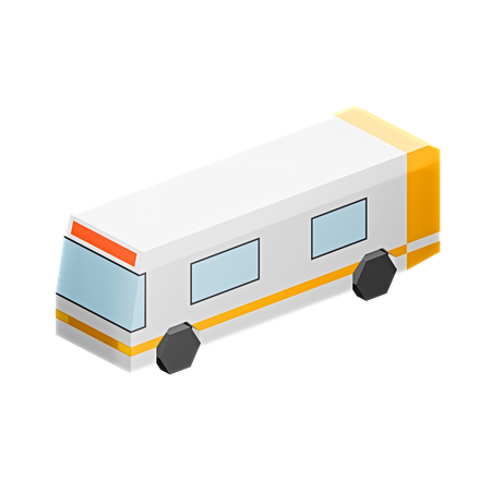 Bus  3D Icon