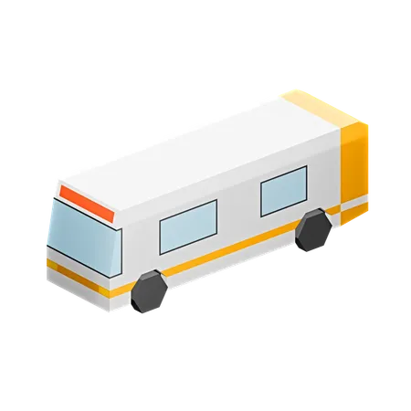 Bus  3D Icon