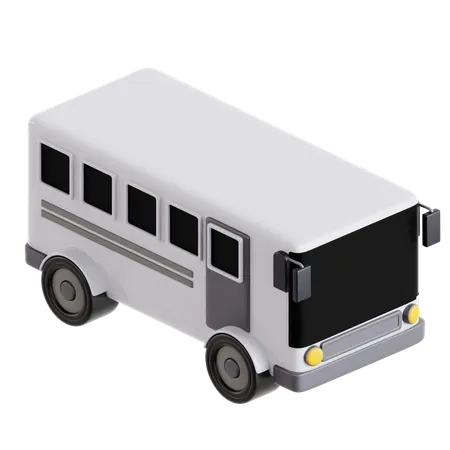 Bus  3D Icon