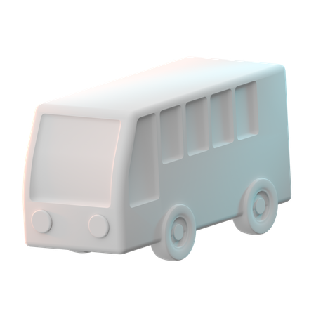 Bus  3D Icon