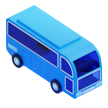 Bus  3D Icon