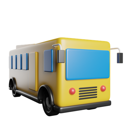 Bus  3D Icon