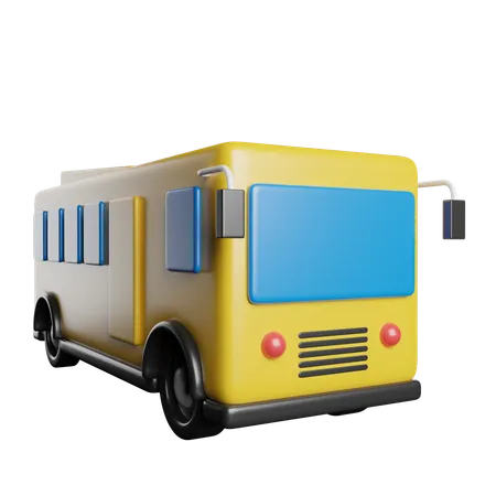 Bus  3D Icon