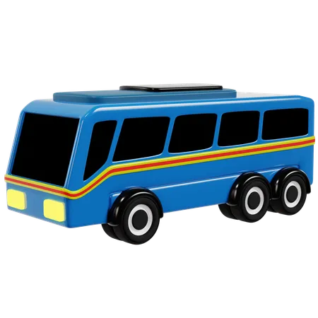 Bus  3D Icon