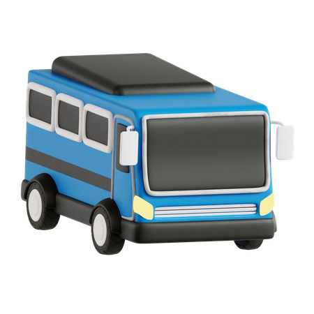 Bus  3D Icon