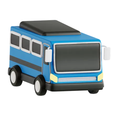 Bus  3D Icon