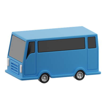 Bus  3D Icon