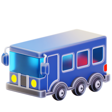 Bus  3D Icon
