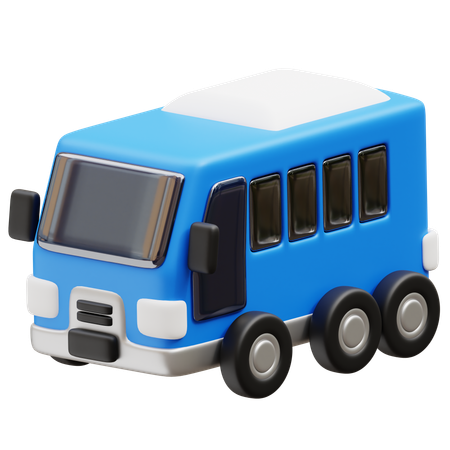 Bus  3D Icon