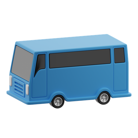 Bus  3D Icon