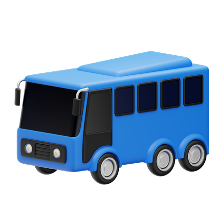 Bus  3D Icon