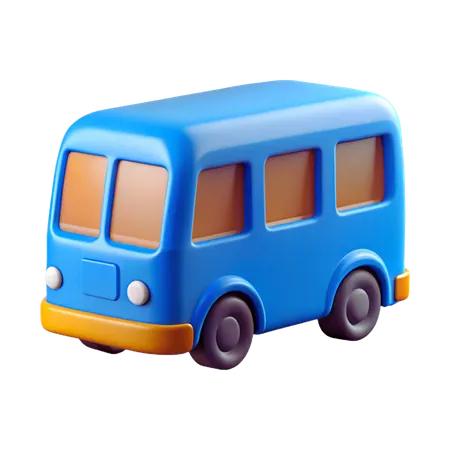 Bus  3D Icon
