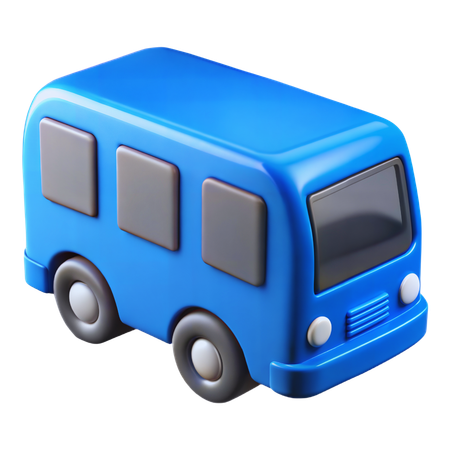 Bus  3D Icon