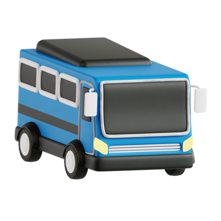 Bus  3D Icon