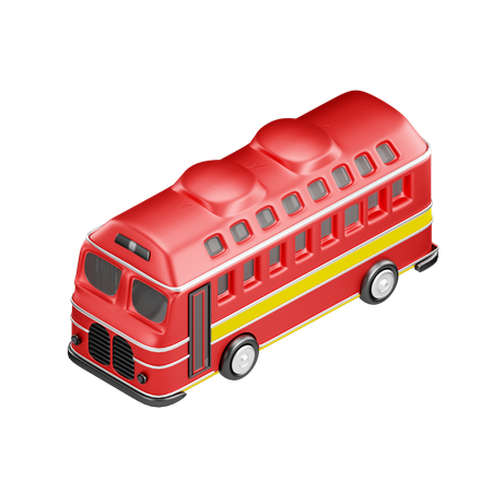 Bus  3D Icon