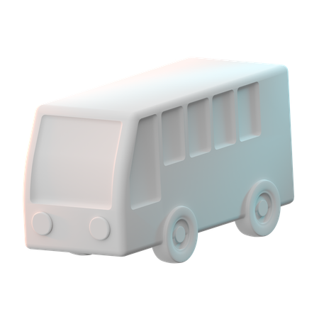 Bus  3D Icon