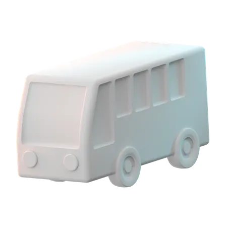 Bus  3D Icon