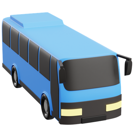 Bus  3D Icon