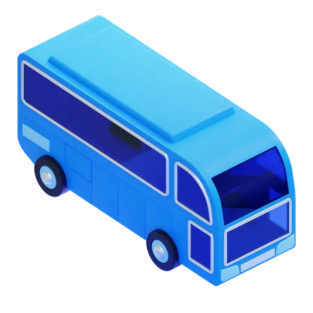 Bus  3D Icon