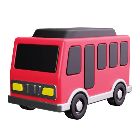 Bus  3D Icon