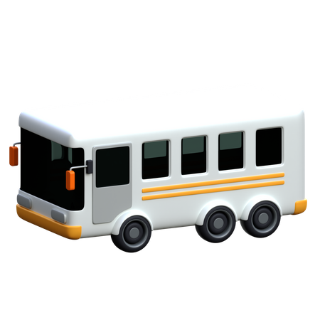 Bus  3D Icon