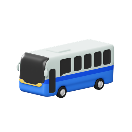 Bus  3D Icon