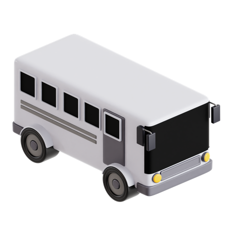 Bus  3D Icon