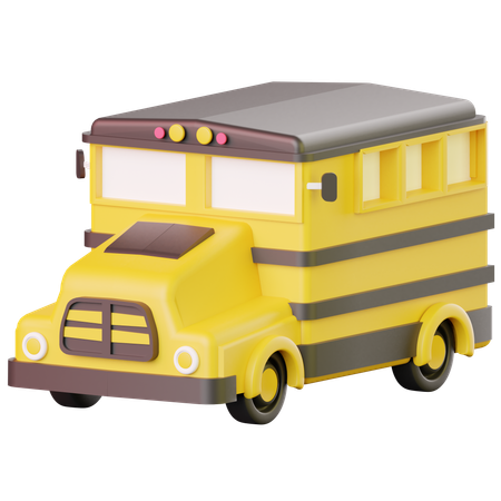 Bus  3D Icon