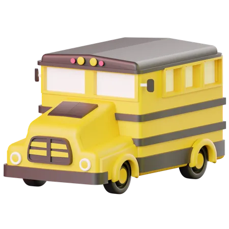 Bus  3D Icon