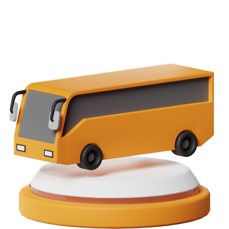 Bus  3D Icon