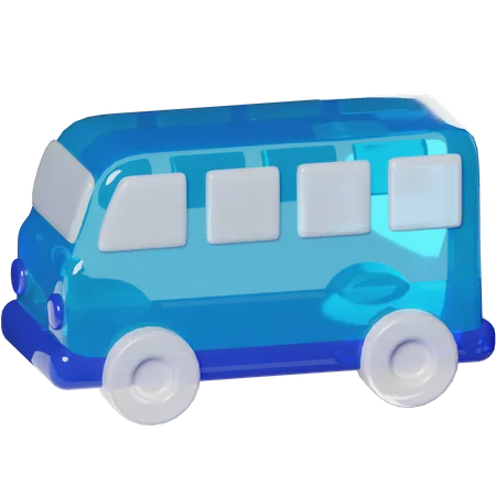 Bus  3D Icon